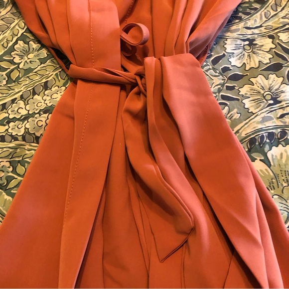 RUFFLE ROBE - TERRACOTTA - Picture 7 of 8